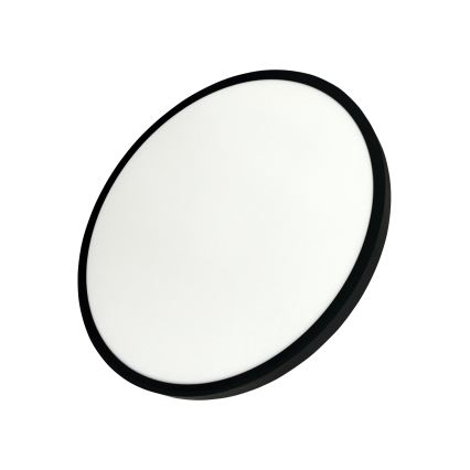 LED Stropní svítidlo LED/40W/230V 3000/4000/6500K pr. 50 cm černá